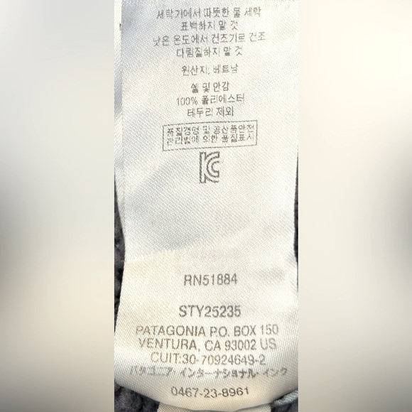 Patagonia Los Gatos 1/4 Zip Fleece Pullover Sweater in Smolder Blue, Size Small - Picture 13 of 14